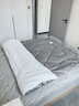 浪莎（langsha）羊羔絨被子冬季被芯180x200cm四季通用冬被加絨毛毯墊被褥子棉被 羊羔絨-紳士灰 【高克重雙面絨 親膚抗菌】 180x220cm冬被-重約6斤 曬單實(shí)拍圖