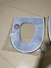 百字馬桶坐墊加厚廁所馬桶墊冬季防水坐便套拉鏈馬桶圈帶提手1只裝 曬單實(shí)拍圖