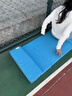 奧匹小學(xué)生午睡墊兒童午休睡覺(jué)折疊墊子辦公室打地鋪防潮午睡地墊 常規珍珠綿 180x60x5cm藍色XCZ03 曬單實(shí)拍圖