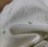 婧麒（JOYNCLEON）新生嬰兒衣服純棉秋款初生男女寶寶春秋睡衣分體打底內(nèi)衣套裝 蒲公英綠色 【高腰款】 66 cm 曬單實拍圖