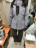 高梵風(fēng)殼5.0黑金鵝絨服25年新款冬季女士五分短款羽絨服 紫金2號5.0 S 曬單實(shí)拍圖