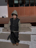G.DUCKKIDS小黃鴨童裝男童套裝春秋2025新款兒童秋裝男孩衣服衛衣褲子三件套 三件套 110 建議4~5歲【100-110cm】cm 曬單實(shí)拍圖