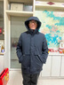 老爺車(chē)（LAOYECHE）【90絨三合一】羽絨服男士冬季新款爸爸裝外套男中老年人保暖冬裝 曬單實(shí)拍圖