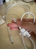 圖拉斯充電線三合一【熱銷20W+丨編織耐用】數(shù)據(jù)線快充iphone16promax多功能一拖三車載17適用華為type-c 【冰玉白】1.68米丨USB接口低溫快充 【2025旗艦最新品】 曬單實(shí)拍圖