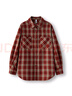 森馬（Semir）[商場(chǎng)同款]長(cháng)袖襯衫女中長(cháng)款oversize春2025格紋上衣101125105007 曬單實(shí)拍圖