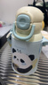 英氏（YEEHOO）保溫杯兒童水杯寶寶保溫杯水杯316不銹鋼保溫杯吸管杯外出杯 曬單實(shí)拍圖