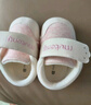 牧童嬰兒鞋春秋款柔抱鞋學(xué)步男童鞋軟底女寶寶步前鞋 夢(mèng)幻粉14 曬單實(shí)拍圖