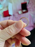 中國黃金（CHINA GOLD）黃金戒指碎碎冰足金男女款情侶對戒活口七夕情人節禮物送女友老婆 碎碎冰》黃金戒指2.9g【女戒】 曬單實(shí)拍圖