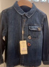 戴維貝拉（DAVE＆BELLA）男童春裝襯衫新款男寶寶牛仔上衣純棉兒童襯衣洋氣小童衣服 牛仔藍【現貨】 100 cm（建議身高90-100cm） 曬單實(shí)拍圖