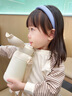 英氏（YEEHOO）兒童保溫杯吸管杯雙飲水壺 小學(xué)生幼兒園上學(xué)專(zhuān)用 男女保溫水杯 小蘑菇雙飲杯 上學(xué)專(zhuān)用丨鎖溫丨防摔丨防噴濺 580ml 曬單實(shí)拍圖