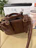 星昔手提保齡球包包女包2025秋冬新款潮復古枕頭包百搭單肩時(shí)尚斜挎包 棕色【贈斜挎帶】 曬單實(shí)拍圖