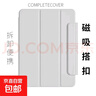 iPad11保護殼air7磁吸雙面夾mini67保護套air13適用超薄無(wú)邊 霧霾灰-搭扣雙面夾 20/21/22版Pro(11寸) 曬單實(shí)拍圖