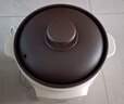 美的（Midea）電燉鍋電砂鍋 電燉盅 陶瓷煲湯鍋燉湯鍋紫砂鍋3L燕窩燉盅煮粥嬰兒輔食鍋電煮鍋MD-DGE3056 曬單實(shí)拍圖