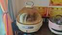 CLARA克拉拉玻璃電蒸鍋 3秒上蒸汽電蒸鍋多功能家用蒸汽鍋預約早餐機電蒸箱新款【送康寧玻璃圓烤盤(pán)】 燉盅款：玻璃電蒸鍋+康寧晶鉆小燉盅兩件套 曬單實(shí)拍圖