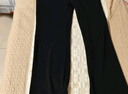 班尼路S&K系列褲子女裝秋冬季新款潮流時(shí)尚長(cháng)褲寬松小個(gè)子休閑風(fēng)直筒褲 黑#純色 M 曬單實(shí)拍圖
