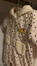 巴拉巴拉連體衣嬰兒秋冬裝外出寶寶抱衣哈衣爬服女童棉服保暖舒適 白灰色調00312 80cm 曬單實(shí)拍圖