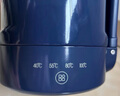摩飛電器（Morphyrichards）電熱水壺 便攜式燒水壺 家用戶(hù)外旅行1L大容量雙層304不銹鋼保溫防燙旅行電水壺電熱水杯MR6061藍 曬單實(shí)拍圖