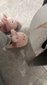 憶愛(ài)兒童棉拖鞋秋冬寶寶拖鞋包跟女童棉鞋家居小男孩棉鞋可愛(ài)保暖棉拖 粉色小兔 20 碼28/29內長(cháng)18cm（4-4.5歲） 曬單實(shí)拍圖