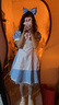 尚翰（SHANGHAN）萬(wàn)圣節cos服愛(ài)麗絲cos服夢(mèng)游仙境洋1裝1cosplay動(dòng)漫卡通周邊配飾 愛(ài)麗絲服裝(含頭飾) S 曬單實(shí)拍圖