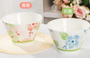貝瑟斯 陶瓷碗 家用吃米飯碗陶瓷面碗可微波小湯碗 4.5寸4個(gè)裝 曬單實(shí)拍圖