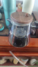 飄逸杯泡茶壺2025新款全玻璃內膽茶水分離沖茶器沏茶杯茶具用品 墨色智茗飄逸壺700ml 曬單實(shí)拍圖