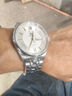 上海（SHANGHAI）男士手表男 國民系列 全自動(dòng)機械男表 經(jīng)典雙歷名表 長(cháng)輩禮物3008 白盤(pán)鋼帶雙日歷男表 曬單實(shí)拍圖