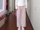 IEF/愛(ài)依服褲子2025冬季新款韓版休閑通勤氣質(zhì)寬松加絨百搭闊腿褲 曬單實(shí)拍圖
