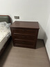 宜家（IKEA）SONGESAND松耶桑德斗柜儲物柜抽屜柜收納柜臥室客廳多屜 三斗抽屜柜褐色 曬單實(shí)拍圖