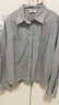 優(yōu)衣庫合作款/女裝棉質(zhì)條紋短襯衫/長(cháng)袖479678 06 鉛灰色 M /160/84A 曬單實(shí)拍圖