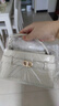 CHARLES&KEITH鱷魚(yú)紋凱莉包手提斜挎婚包包女包生日禮物CK2-50270880-1 Ivory象牙色 S 曬單實(shí)拍圖