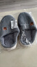 小熊小兔新款秋冬季情侶保暖學(xué)生男拖鞋女厚底防滑外穿居家棉拖鞋 小熊小兔棉拖-灰色 38-39 適合37-38 曬單實(shí)拍圖