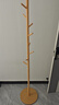 小匠材衣帽架實(shí)木掛衣架臥室落地簡(jiǎn)易衣架多掛鉤衣服架子原木色圓盤(pán)款 曬單實(shí)拍圖