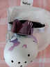 酷峰 專(zhuān)業(yè)滑雪頭盔裝備男成人兒童單雙板女雪盔護具保暖滑雪帽套裝 月兔（無(wú)雪鏡耳飾） M碼 (頭圍55-58cm) 曬單實(shí)拍圖