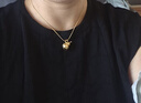 曼卡龍黃金足金鏤空福祿掛墜葫蘆吊墜轉運珠DIY手鏈女定價(jià) 鏤空福祿掛墜 曬單實(shí)拍圖