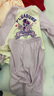 小馬寶莉女童睡衣秋衣秋褲A類(lèi)親膚兒童內衣套裝長(cháng)袖家居服 紫 120 曬單實(shí)拍圖