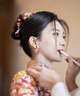 芯奢中國風(fēng)雙喜耳環(huán)中式結婚耳夾無(wú)耳洞女漢服敬酒服耳飾喜字新娘耳墜 長(cháng)款囍字【耳夾】蚊香盤(pán) 曬單實(shí)拍圖
