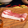 壹號土豬【燒烤季】【300天黑豬】冰鮮去皮五花烤肉片180g 曬單實(shí)拍圖