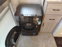 美的（Midea）全自動(dòng)滾筒洗衣機 10公斤家用大容量MG100V36T變頻電機一級能效1.1高洗凈比 蒸汽除菌 家電國補20% MG100V36T 曬單實(shí)拍圖