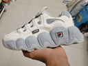 FILA 斐樂(lè )可頌鞋復古運動(dòng)鞋女冬休閑鞋老爹鞋 豆腐白/燕麥色-TO 37.5 (235mm) 曬單實(shí)拍圖