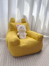 兒童沙發(fā)閱讀角幼兒園男女孩小孩椅可愛(ài)創(chuàng  )意嬰兒榻榻米寶寶小沙發(fā) 黃色（升級）加厚 小號（38X38X35）0-2歲 曬單實(shí)拍圖