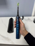 飛利浦（PHILIPS）【肖戰同款】電動(dòng)牙刷鉆石9系 智臻亮白去除99.9%牙漬微泡水流科技 成人情侶款套裝生日紀念日禮物 HX9911/62【午夜藍】 曬單實(shí)拍圖