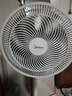 美的（Midea）電風(fēng)扇 家用七葉立式落地扇宿舍臥室輕音節能搖頭桌面小風(fēng)扇大風(fēng)力空氣循環(huán)風(fēng)扇 SAF30AC  曬單實(shí)拍圖