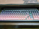 邁從（MCHOSE） G98 V2客制化機械鍵盤(pán)gasket結構三模2.4G/有線(xiàn)/藍牙hifi全鍵熱插拔電競游戲辦公電腦平板 G98 V2 黑莓粉-冰藍軸 曬單實(shí)拍圖