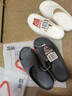 科柔（KENROLL）男女款家居浴室防滑拖鞋舒適腳感減震輕便涼拖鞋 白駝色 37-38 (240mm) 曬單實(shí)拍圖