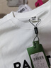 左西男童T恤長(cháng)袖春秋裝2025新款兒童衣服純棉男孩打底上衣服 白色 150 曬單實(shí)拍圖