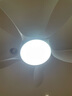 TCL全光譜護眼風(fēng)扇燈客廳吊扇燈餐廳燈風(fēng)扇一體電風(fēng)扇吊燈 吸頂白色-56寸五葉-變頻-遙控 曬單實(shí)拍圖