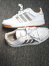 adidas ENTRAP美式校園風(fēng)低幫運(yùn)動(dòng)板鞋少年感復(fù)古籃球鞋阿迪達(dá)斯 白/金色   38 曬單實(shí)拍圖