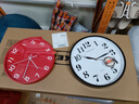 宜家（IKEA）PLUTTIS普魯提掛鐘現代簡(jiǎn)約鐘鐘表客廳百搭石英鐘表 掛鐘紅色28cm 曬單實(shí)拍圖