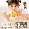 皇寵 兒童牛奶杯PPSU吸管杯寶寶幼兒園喝水杯泡奶杯帶手柄學(xué)飲杯 橙 曬單實(shí)拍圖