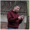 倉石一樹美式重磅連帽衛(wèi)衣男秋冬2025新款加絨加厚休閑打底衫外套上 酒紅色 XL 曬單實(shí)拍圖